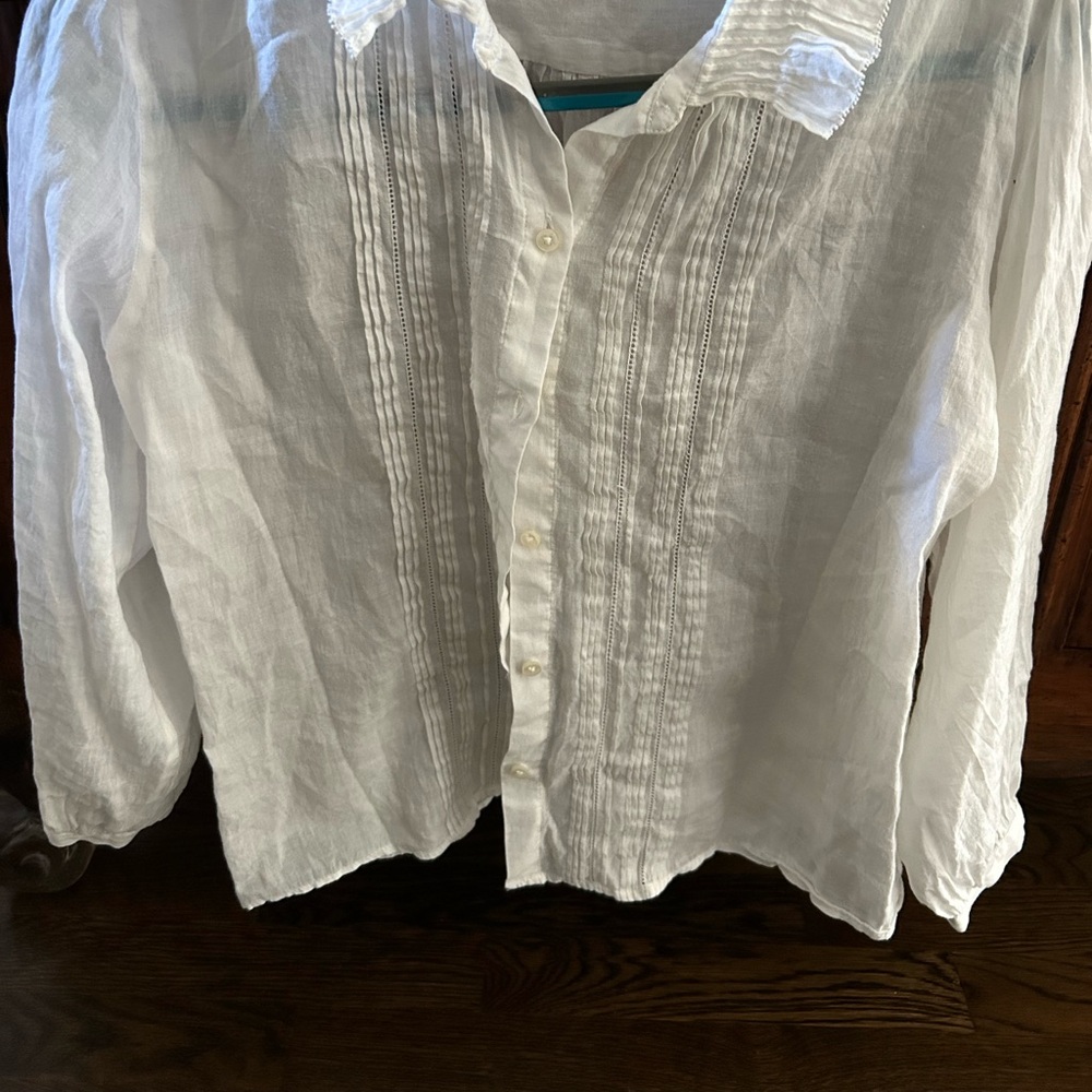 Trovata by California Birds of Paradise woman blouse size S
